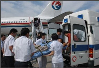 五华县机场、火车站急救转院